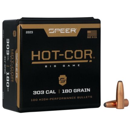 SPEER HOT COR 303 (.311) 180GR RNSP 100 PZ.
