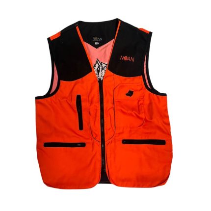 NOAN GILET DRESSEUR ARANCIO CON RICAMO