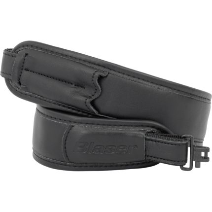 BLASER Tracolla in pelle nera per fucile