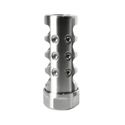 AMERICAN PRECISION ARMS Gen 4 Micro Bastard Self Timing Muzzle Brake 5/8-24 CAL. 30 STAINLESS