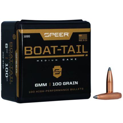SPEER BOAT-TAIL SPITZER 6MM (.243) 100 gr.