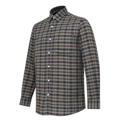 BERETTA CAMICIA A QUADRI GRIGIA MODELLO BRYGGEN